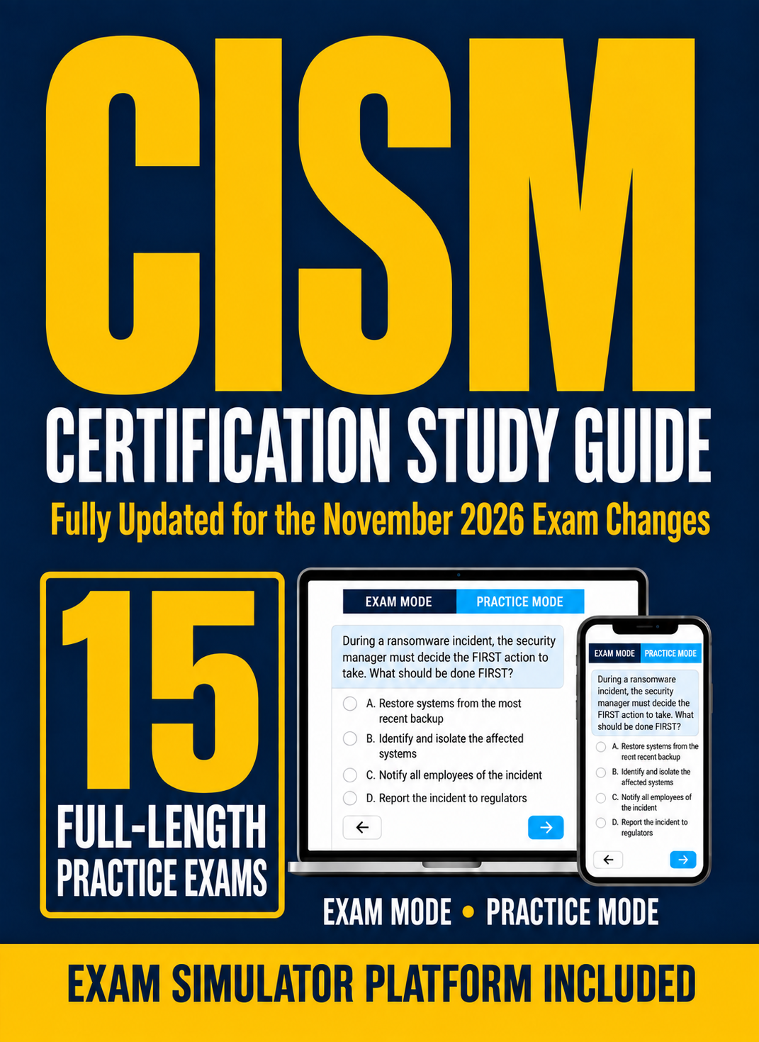 CISM Certification Study Guide cover